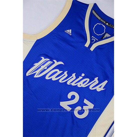 Maglia Natale 2015 Golden State Warriors Draymond Green #23 Blu